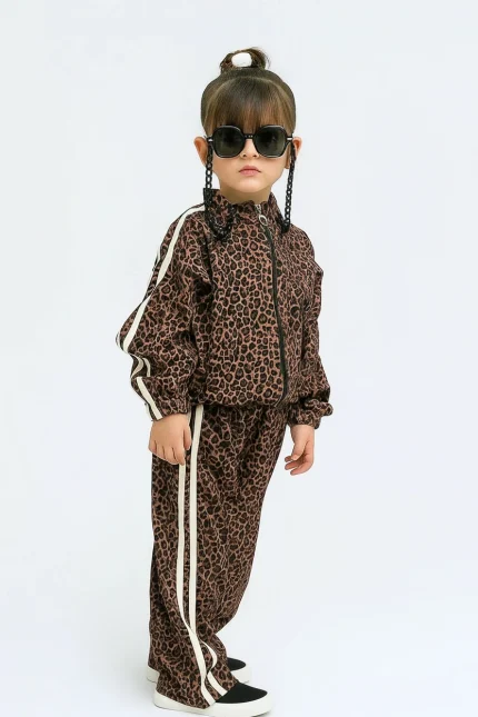 ست سوییشرت و شلوار پلنگی