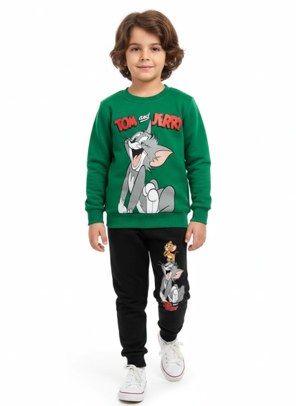 بلوز و شلوار پسرانه طرح تام و جری