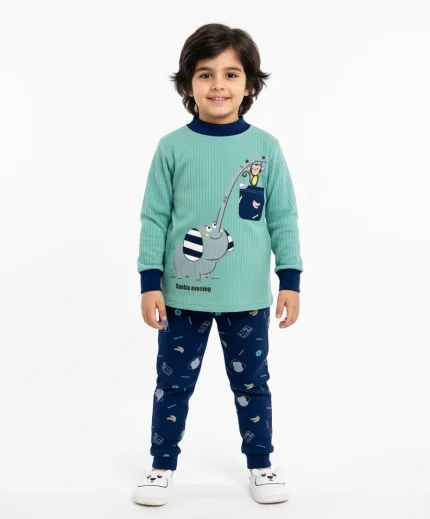 ست بلوز و شلوار وارداتی طرح فیلی