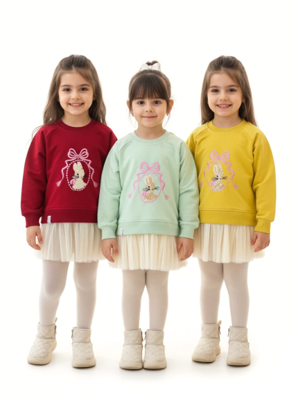 تونیک دخترانه مدل خرگوش کوچولو