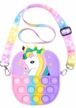 کیف دوشی پاپیت طرح اسب تک‌شاخ (Unicorn) - کد 2