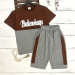 ست تی‌شرت و شلوارک پسرانه مدل Balenciaga - Image 5
