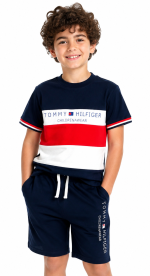 ست تی‌شرت و شلوارک پسرانه مدل TOMMY