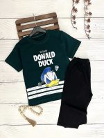 ست تی‌شرت آستین کوتاه و شلوارک راحتی پسرانه مدل duck - Image 8