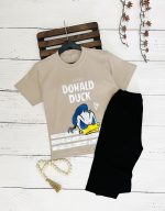 ست تی‌شرت آستین کوتاه و شلوارک راحتی پسرانه مدل duck - Image 7