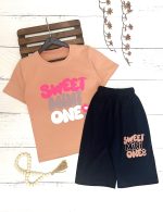 ست تیشرت و شلوارک دخترانه مدل sweet - Image 4